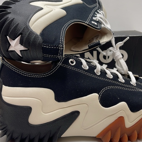 Converse Men’s RUN STAR MOTION OX
BLACK/WHITE/EGRET 172895C Platforms Sneakers - Picture 14 of 16